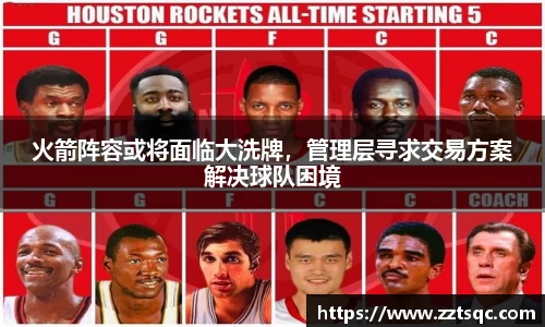 火箭阵容或将面临大洗牌，管理层寻求交易方案解决球队困境