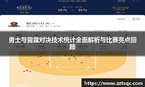 勇士与雷霆对决技术统计全面解析与比赛亮点回顾