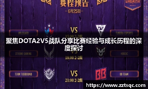 聚焦DOTA2V5战队分享比赛经验与成长历程的深度探讨